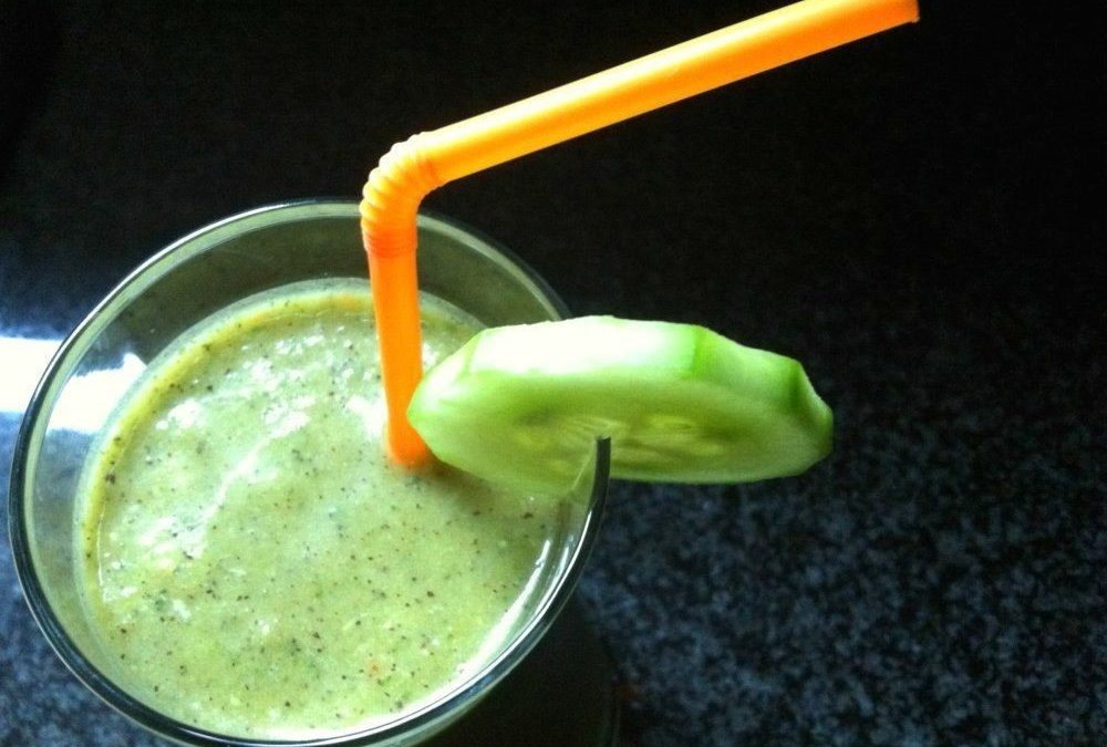 The Minty Green Banana Smoothie -SERVES 4