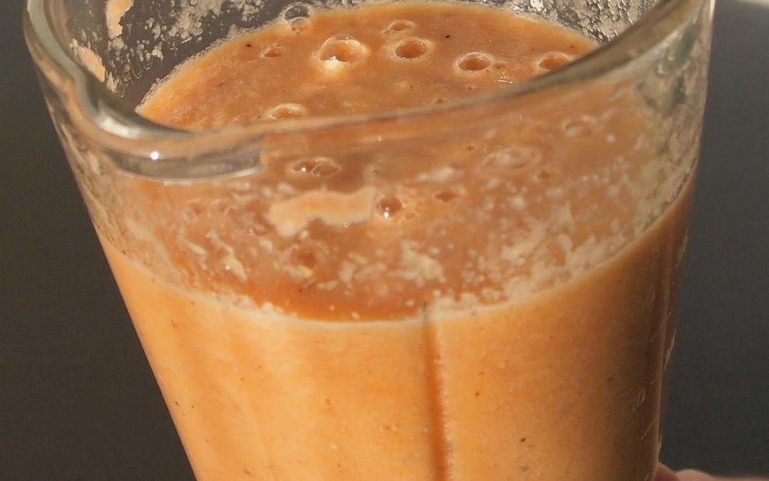 The Minty Cantaloupe Refresher Smoothie -SERVES 3